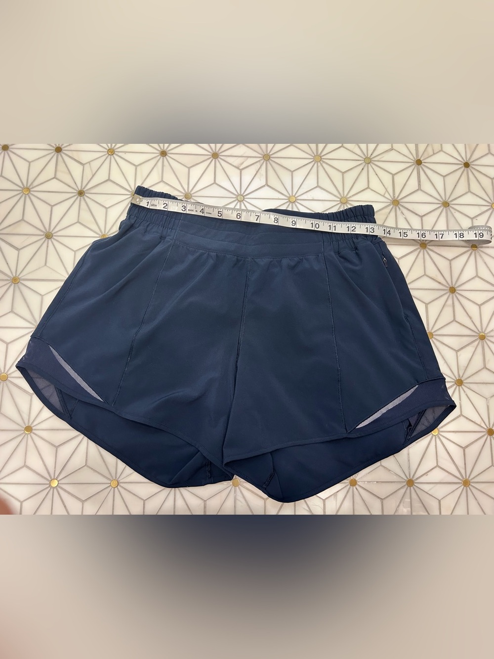 Lululemon Navy Running Shorts - Picture 8 of 9